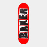 Baker Skateboards Brand Logo Black Deck 8.38"