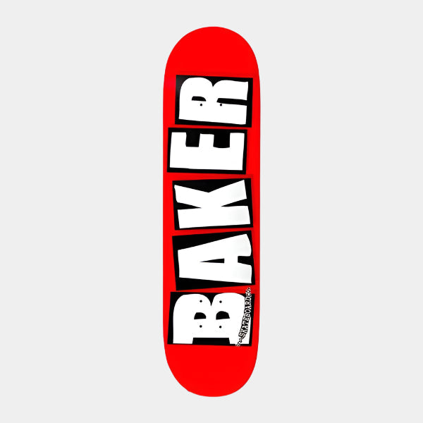 Baker Skateboards Brand Logo White Deck 8.625"