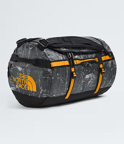 The North Face - Base Camp Duffel S - Anthracite Grey Conrad Topo Print/Summit Gold