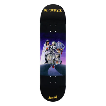 Welcome x Beetlejuice Showtime on Popsicle Deck - 9.0″ Black/Purple Dip