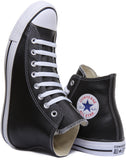 Converse All Star 132170 In Black Leather