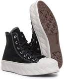 Converse 568687C CT All Star Hi Platform Trainer In Black For Women