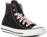 Converse A19064C Valentine's Day In Black Hearts For Junior