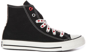 Converse A19064C Valentine's Day In Black Hearts For Junior