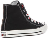 Converse A19064C Valentine's Day In Black Hearts For Junior