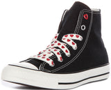 Converse A19064C Valentine's Day In Black Hearts For Junior