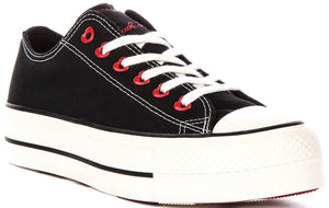 Converse All Star Lift A19059C In Black Valentines Platform