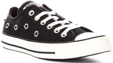 Converse Chuck Taylor A16679C In Black Flower Beads