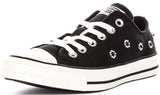 Converse Chuck Taylor A16679C In Black Flower Beads