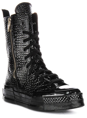 Converse Chuck 70 Plus XH A09381C In Black Croc