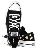 Converse All Star Lift Low A14937C In Black Gold For Women