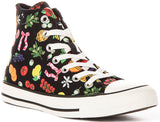 Converse Chuck Taylor A16044C All Star Hi In Black Fruit Print