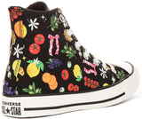 Converse Chuck Taylor A16044C All Star Hi In Black Fruit Print