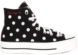 Converse All Star Polka Dot Lift A10688C In Black Pink for Women