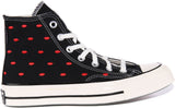 Converse Chuck 70 Lips A01600C In Black Red For Women