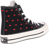 Converse Chuck 70 Lips A01600C In Black Red For Women