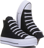 Converse 560845C CT All Star Hi Platform Trainer In Black White For Women