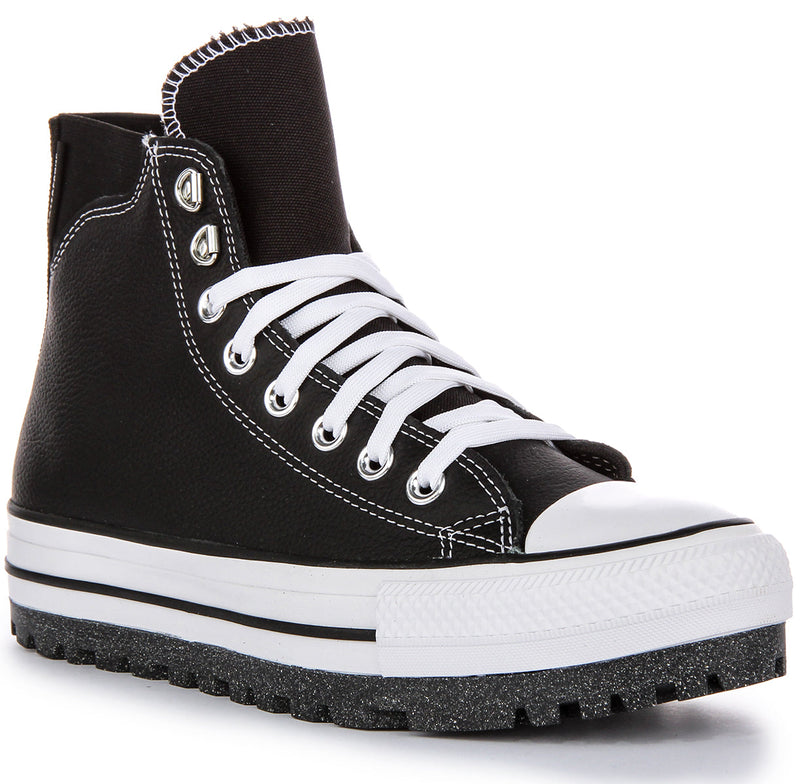 Converse A04480C City Trek In Black White | Waterproof