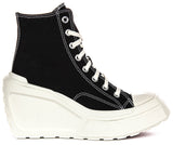 Converse A06478C De Luxe Wedge In Black White For Women