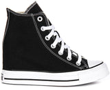 Converse All Star Wedge A11909C In Black White For Women