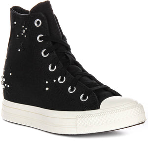 Converse All Star Wedge A12514C In Black White