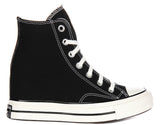 Converse Chuck 70s A12563C Wedge In Black White Platforms