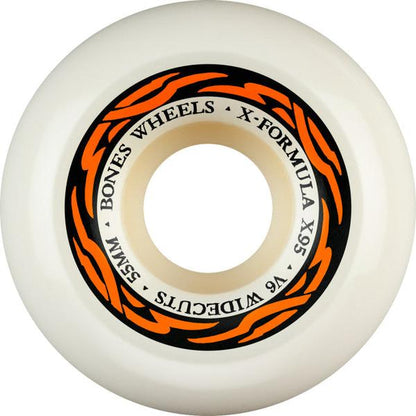 Bones Wheels X-Formula XF Widecut V6 95a 55mm White