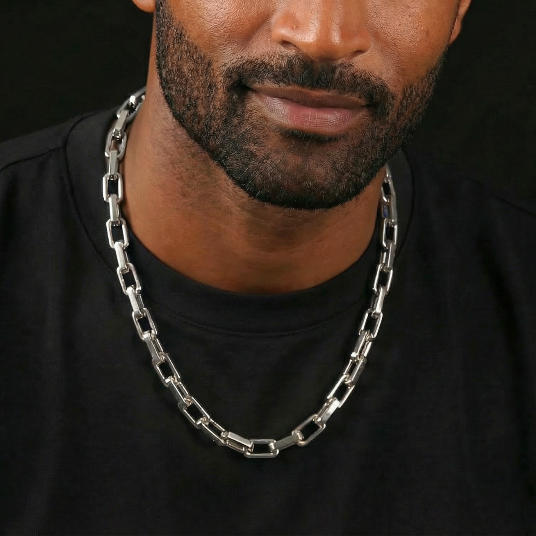 Boxed Anchor Chain (Silver) - 10mm