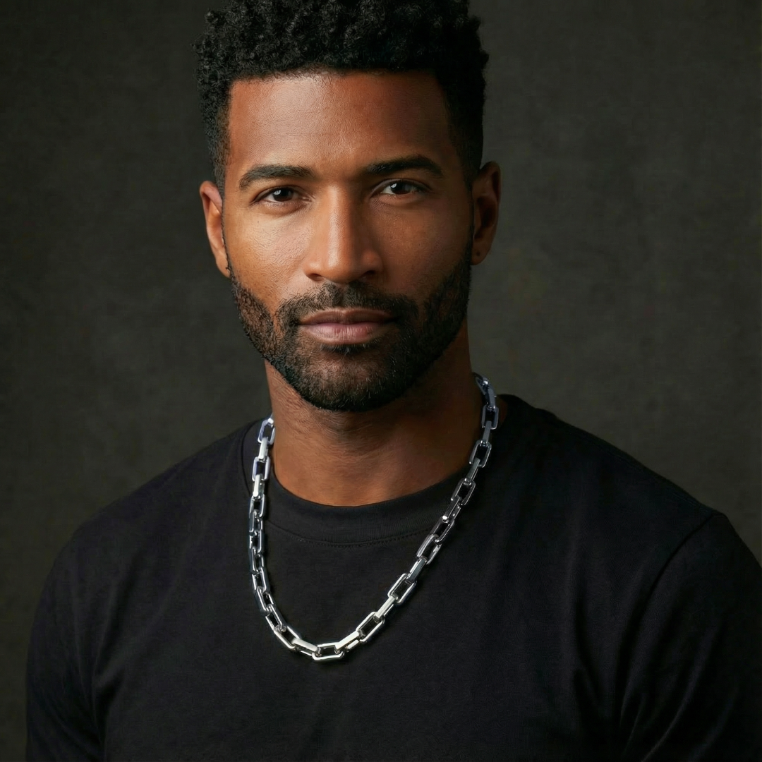 Boxed Anchor Chain (Silver) - 10mm