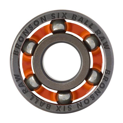 Bronson Speed Co. 6-Ball RAW Shieldless Bearings
