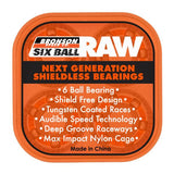 Bronson Speed Co. 6-Ball RAW Shieldless Bearings