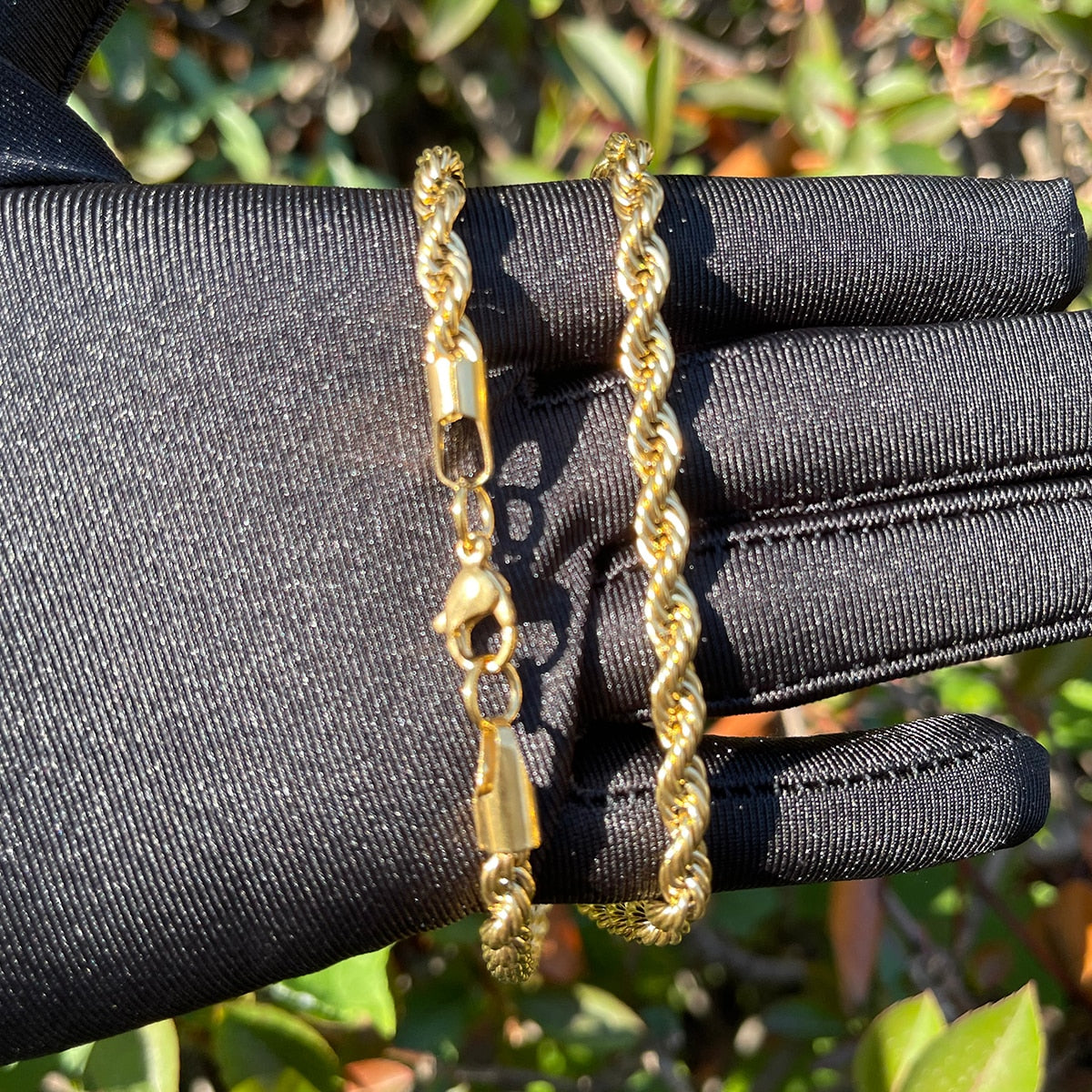 5MM Stainless Steel Rope Chain Necklace