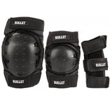 Bullet Pad Set Adult Wrist - Knee - Elbow Black
