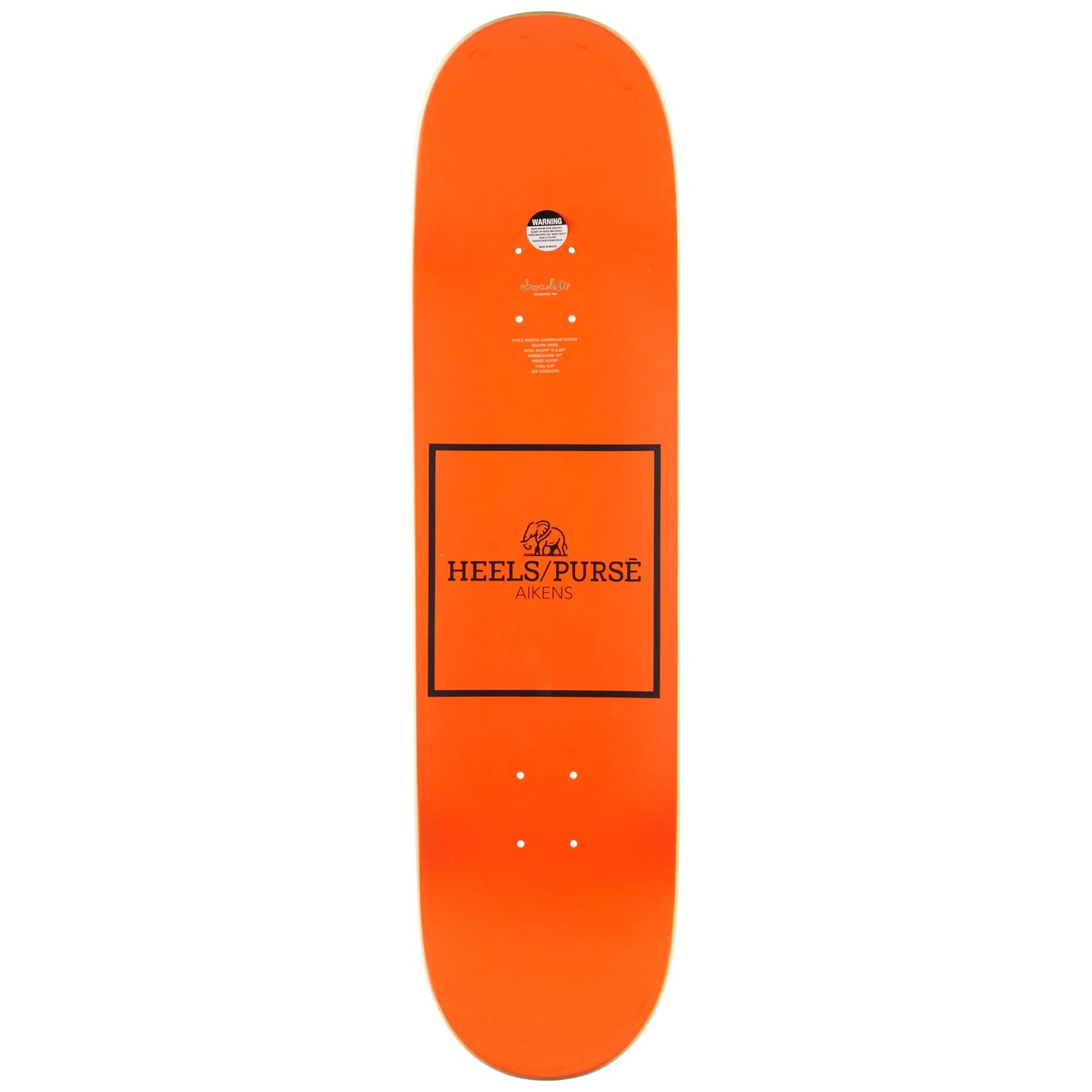 Chocolate Skateboard Deck Aikens Purse Blue 8.25" x 31.875"