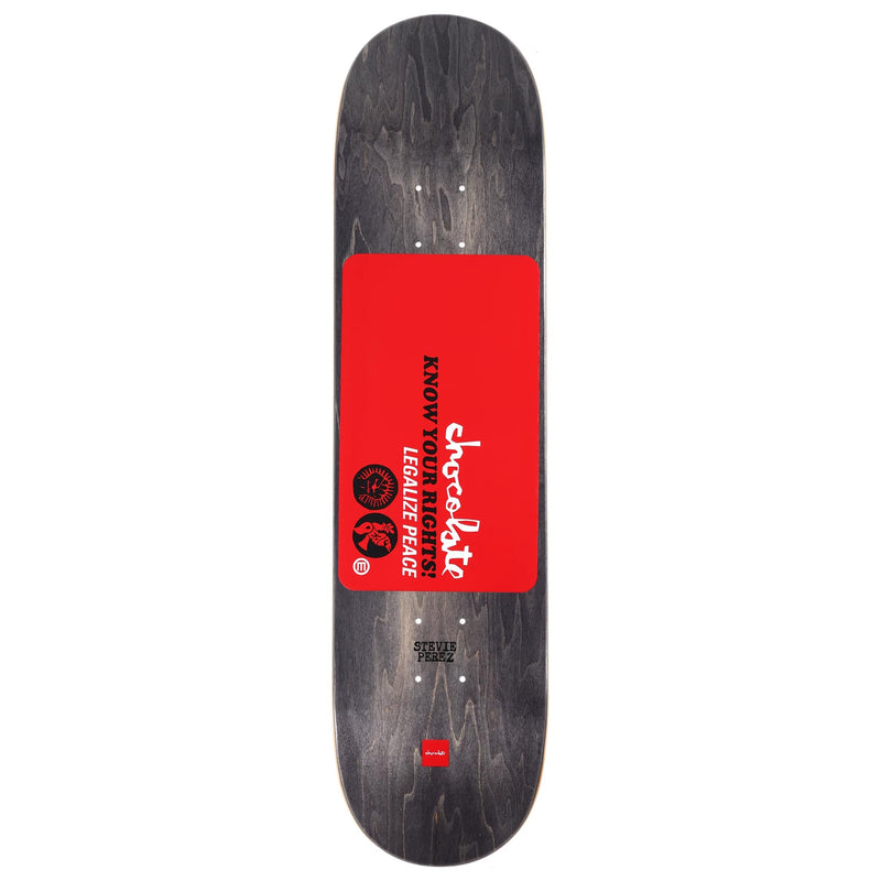 Chocolate Skateboard Deck Perez Know Your Rights 8.4" x 32"