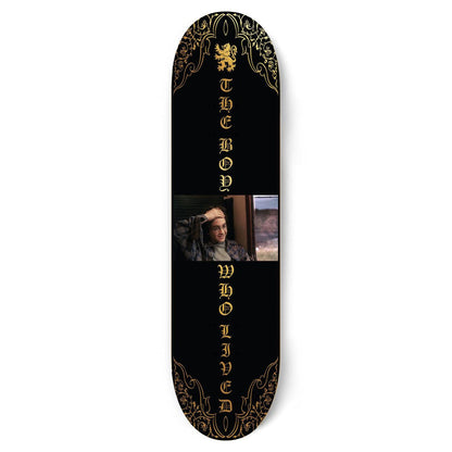 Color Bars Skateboard Deck Harry Potter Boy Who Lived Skate Gold Foil 8.38"