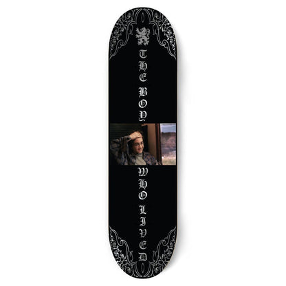 Color Bars Skateboard Deck Harry Potter Boy Who Lived Skate Silver Foil 8.5"