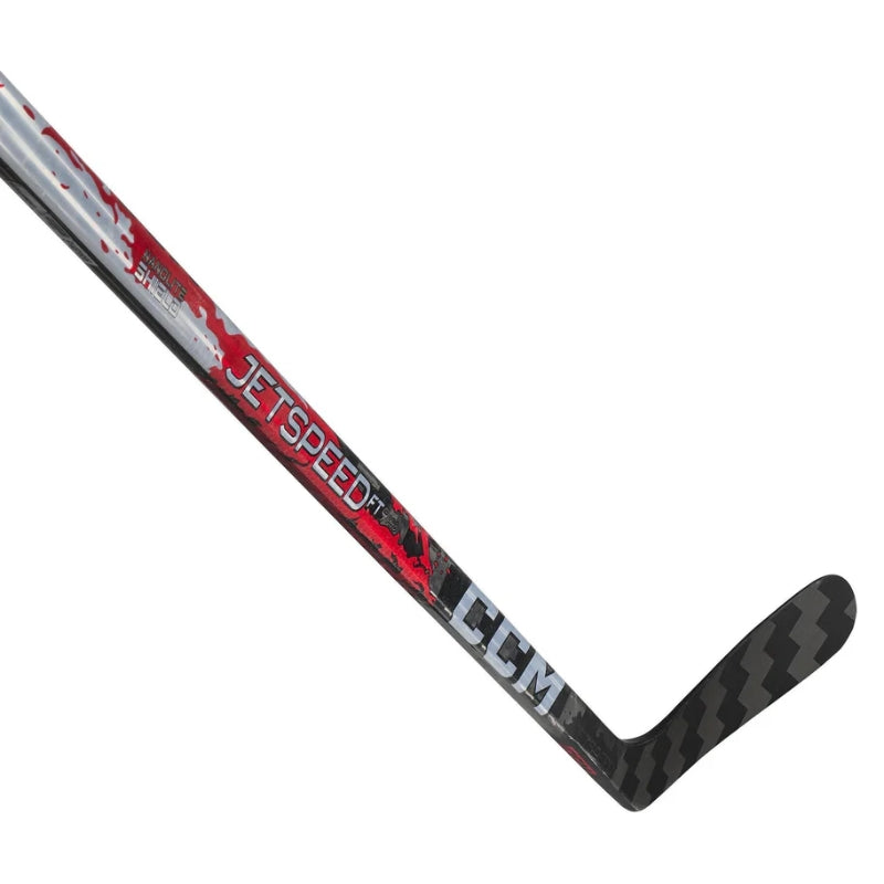 CCM JetSpeed FT9 Pro Red Hockey Stick - Youth (2026)