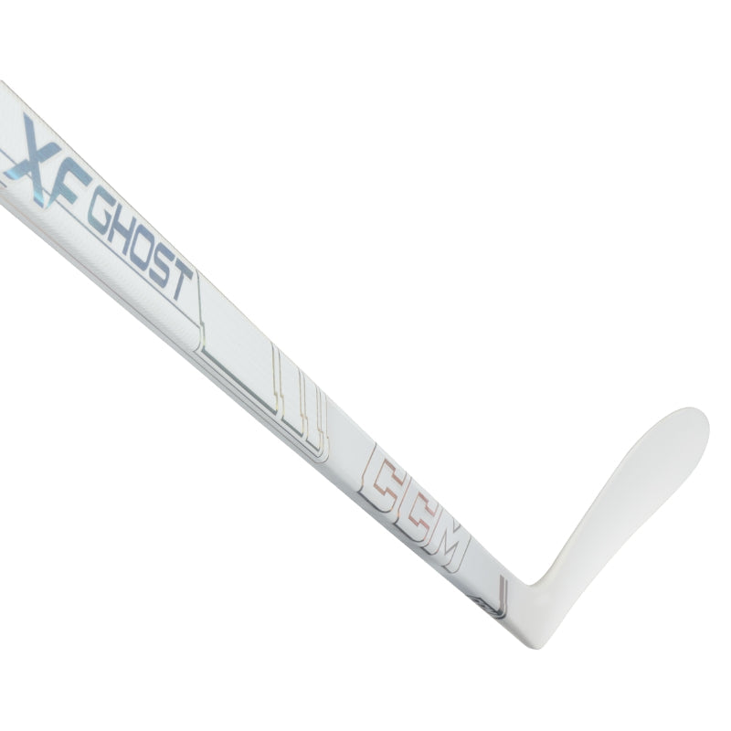 CCM Tacks XF Ghost White Hockey Stick - Intermediate (2025)