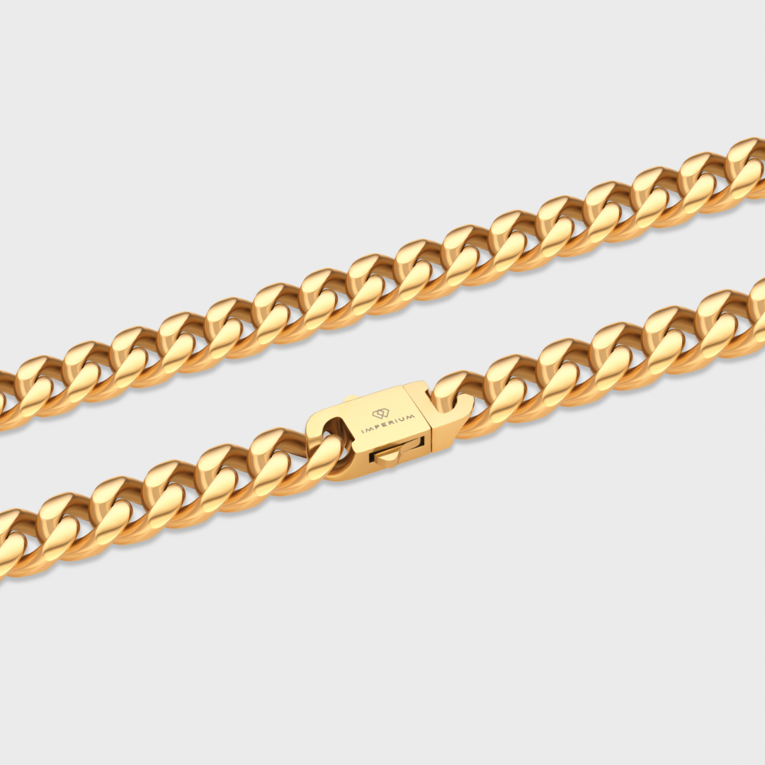 Cuban Link Chain (Gold) - 10mm
