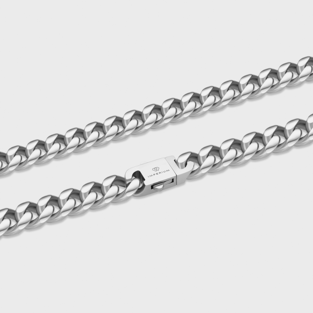 Cuban Link Chain (Silver) - 10mm