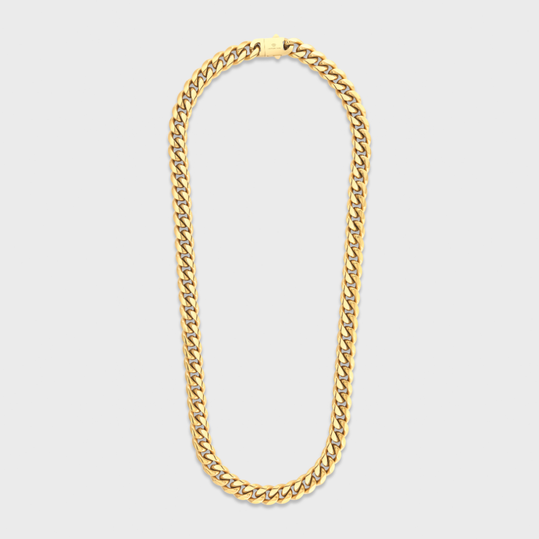 Cuban Link Chain (Gold) - 10mm