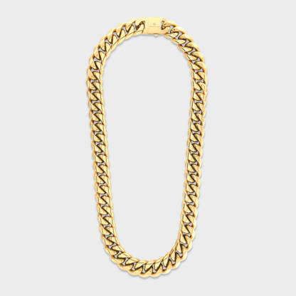 Cuban Link Chain (Gold) - 16mm