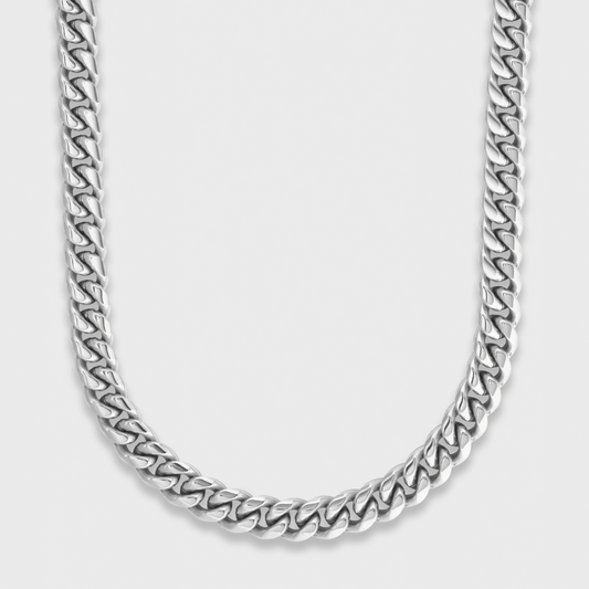 Cuban Link Chain (Silver) - 8mm