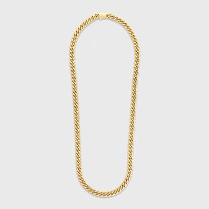 Cuban Link Chain (Gold) - 8mm