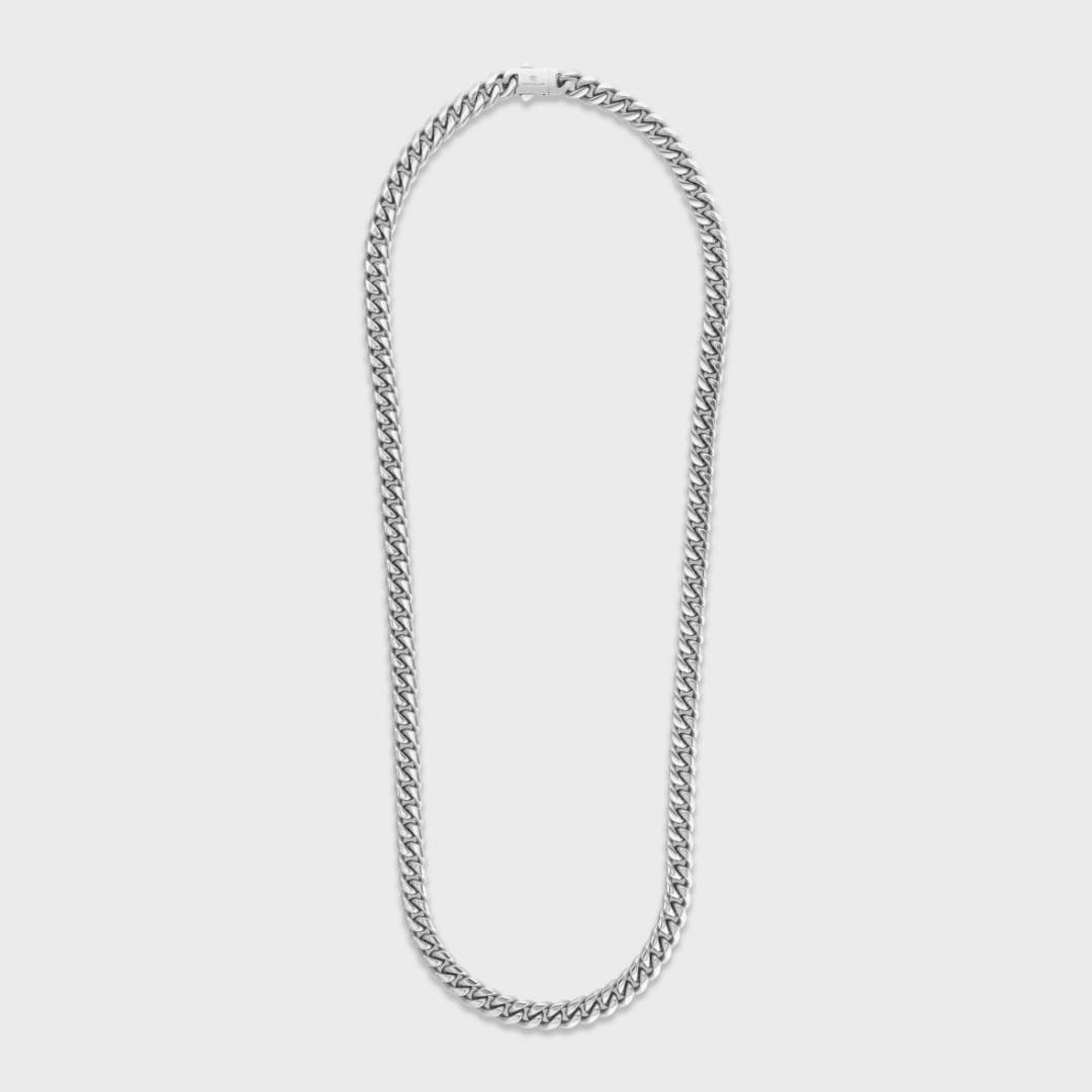 Cuban Link Chain (Silver) - 8mm