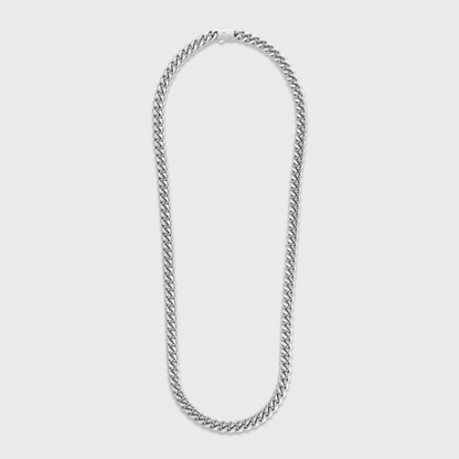 Cuban Link Chain (Silver) - 8mm