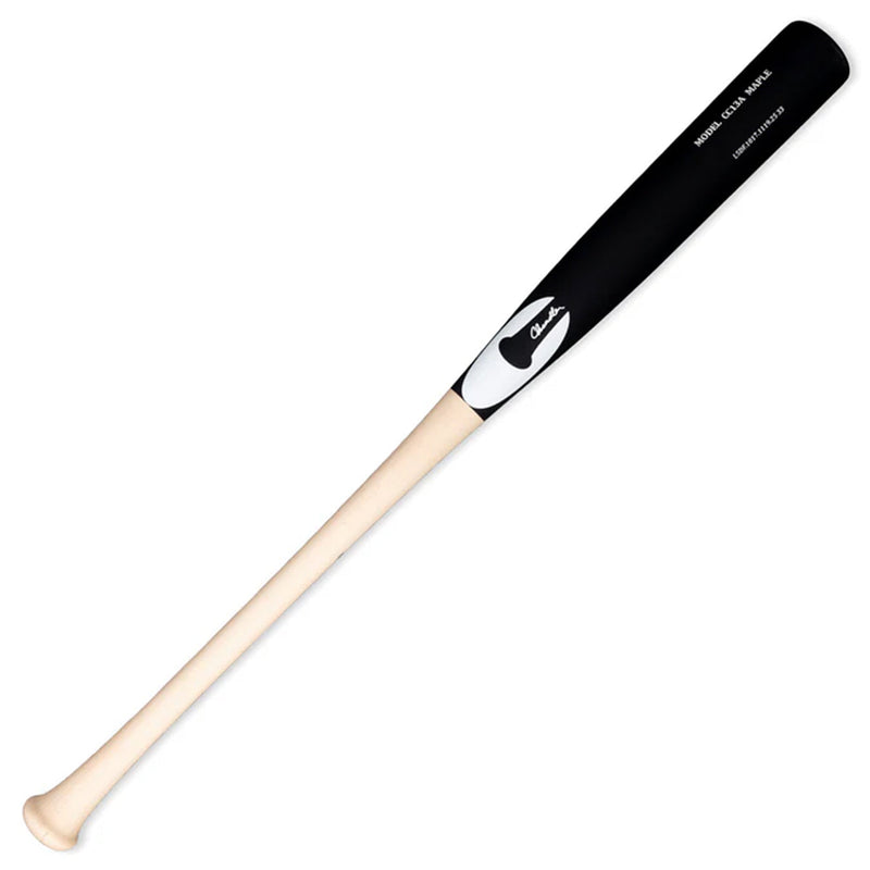 Chandler CC13A Carlos Correa Maple Wood Baseball Bat – Clear Satin/Black Satin | Balanced One-Piece Premium Bat