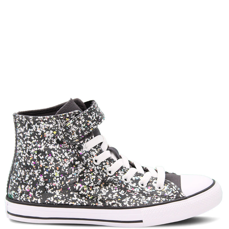 CHUCK TAYLOR SHINE FETTI KIDS HI SNEAKER