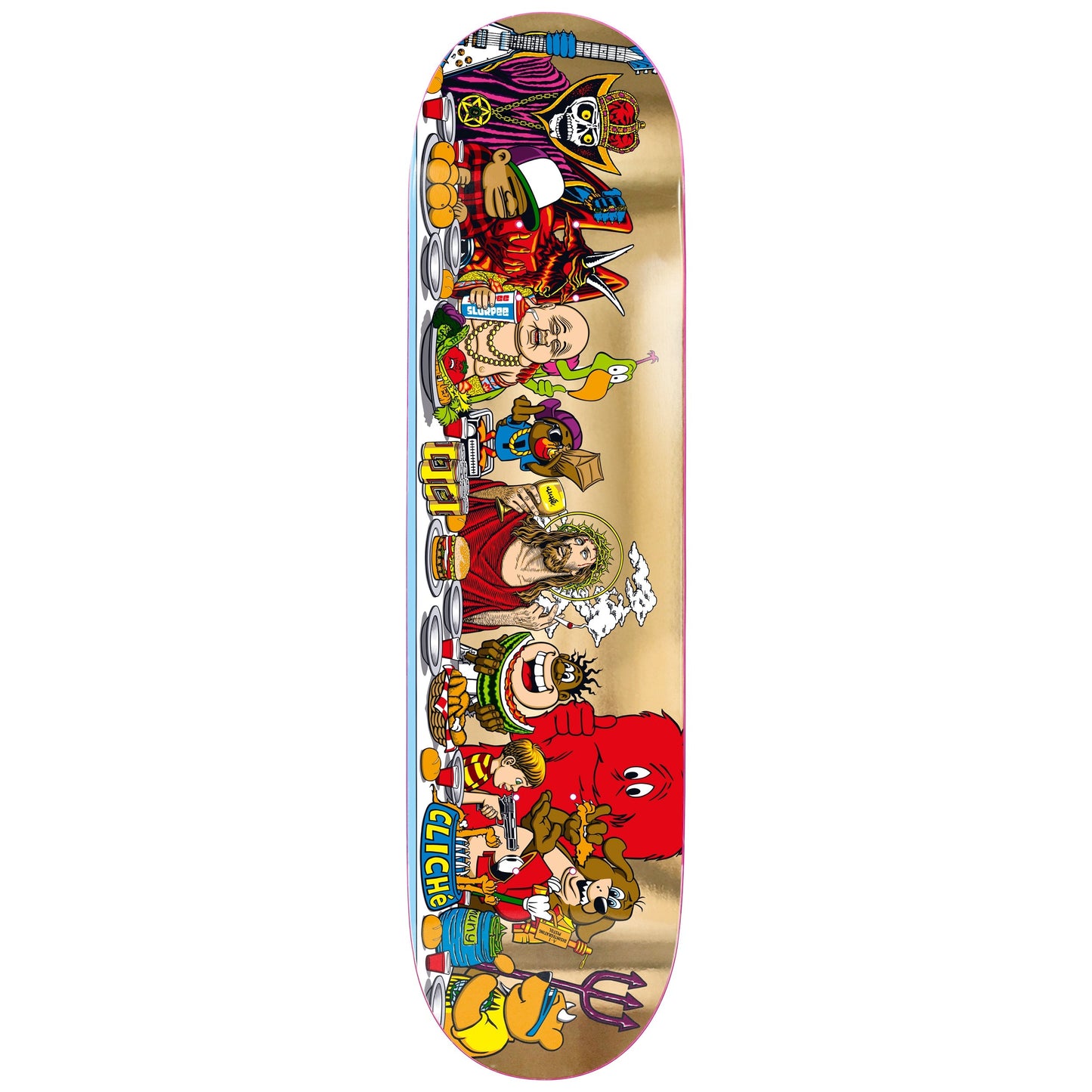 Cliche Skateboard Deck Last Supper Golden Ticket Blind Bag 8.5"